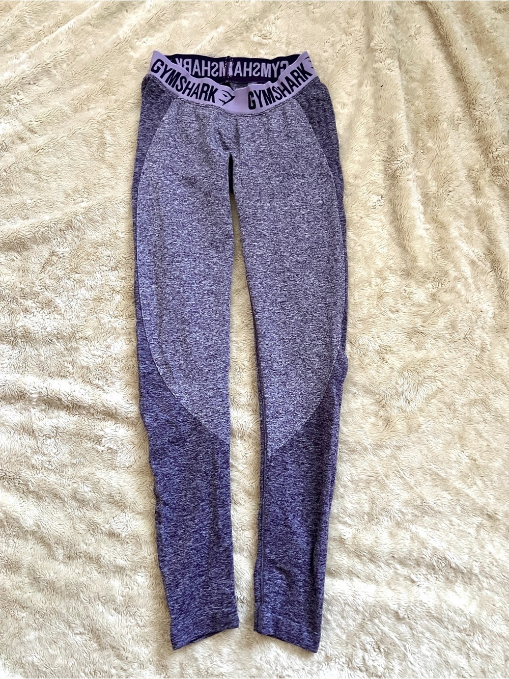 GYMSHARK Woman's Purple Low-Rise Athletic Leggings Size S
